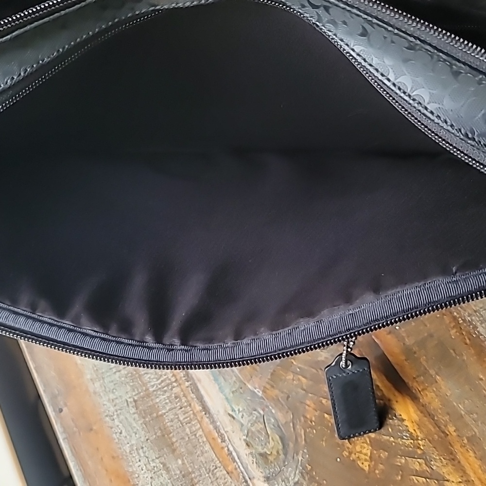 Coach Heritage Signature Embossed PVC Commuter - Picture 14 of 16